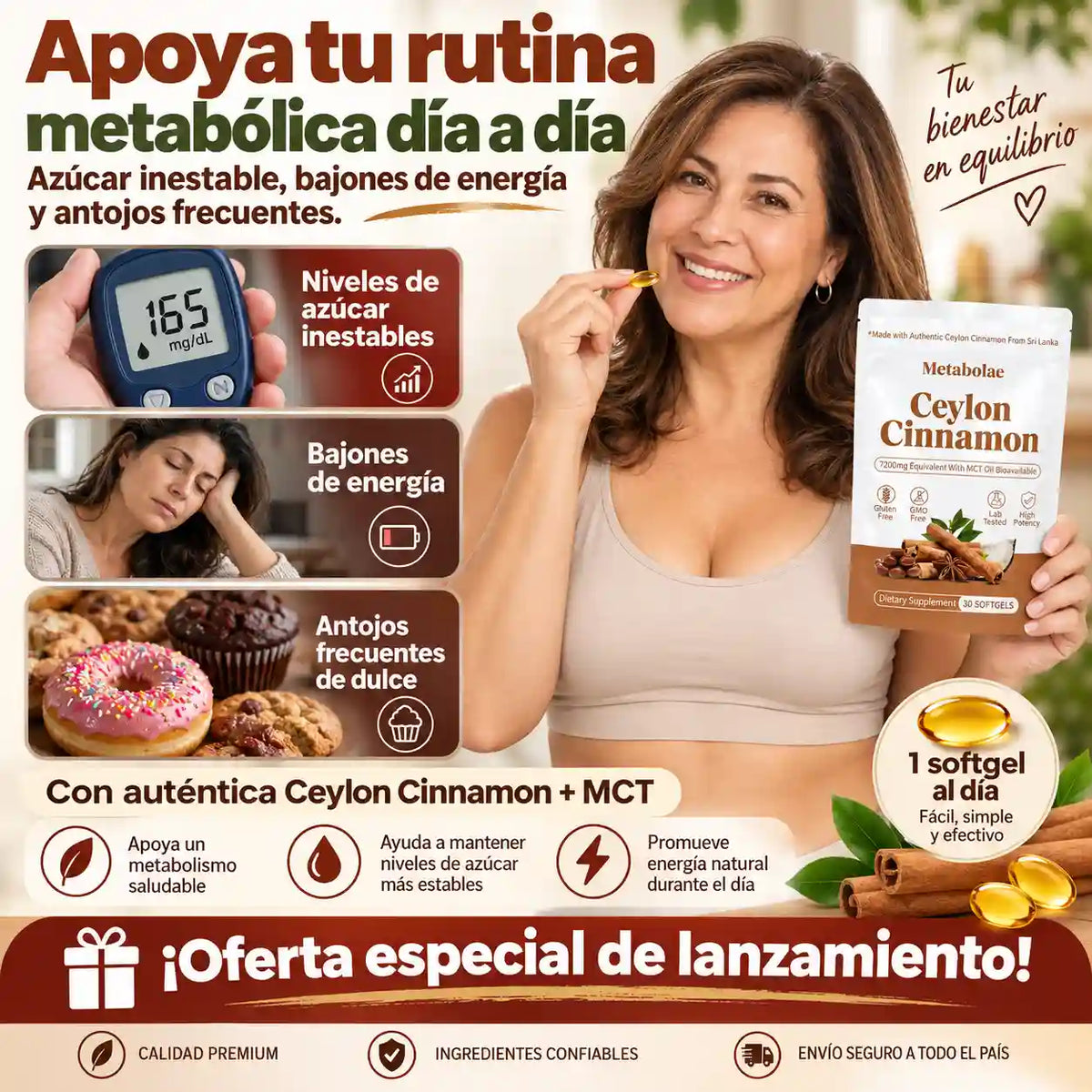 Ceylon Cinnamon, MÁS CONTROL SOBRE TU AZÚCAR
